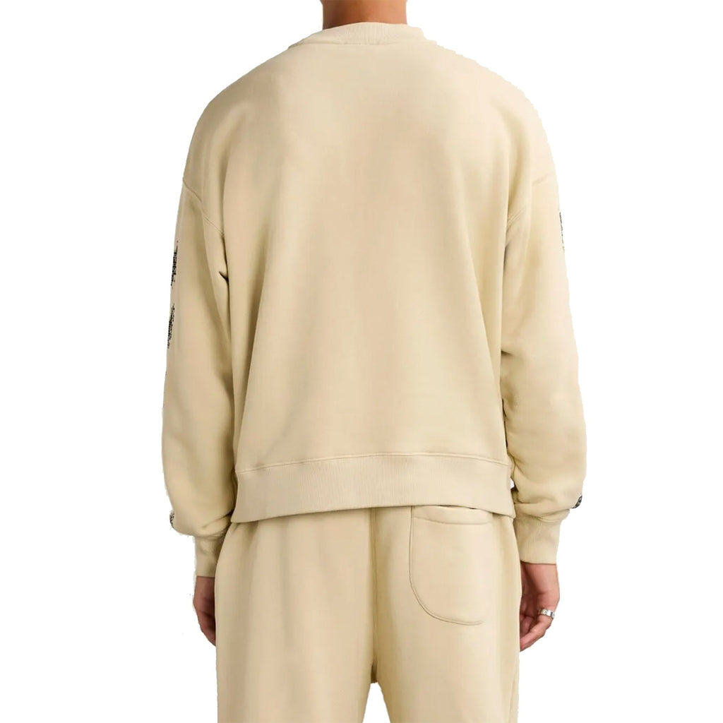 Sweatshirt Off-White Logo - Beige - Homme