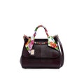 Dolce & Gabbana Sicily Dauphine Handbag - Bordeaux - Femme
