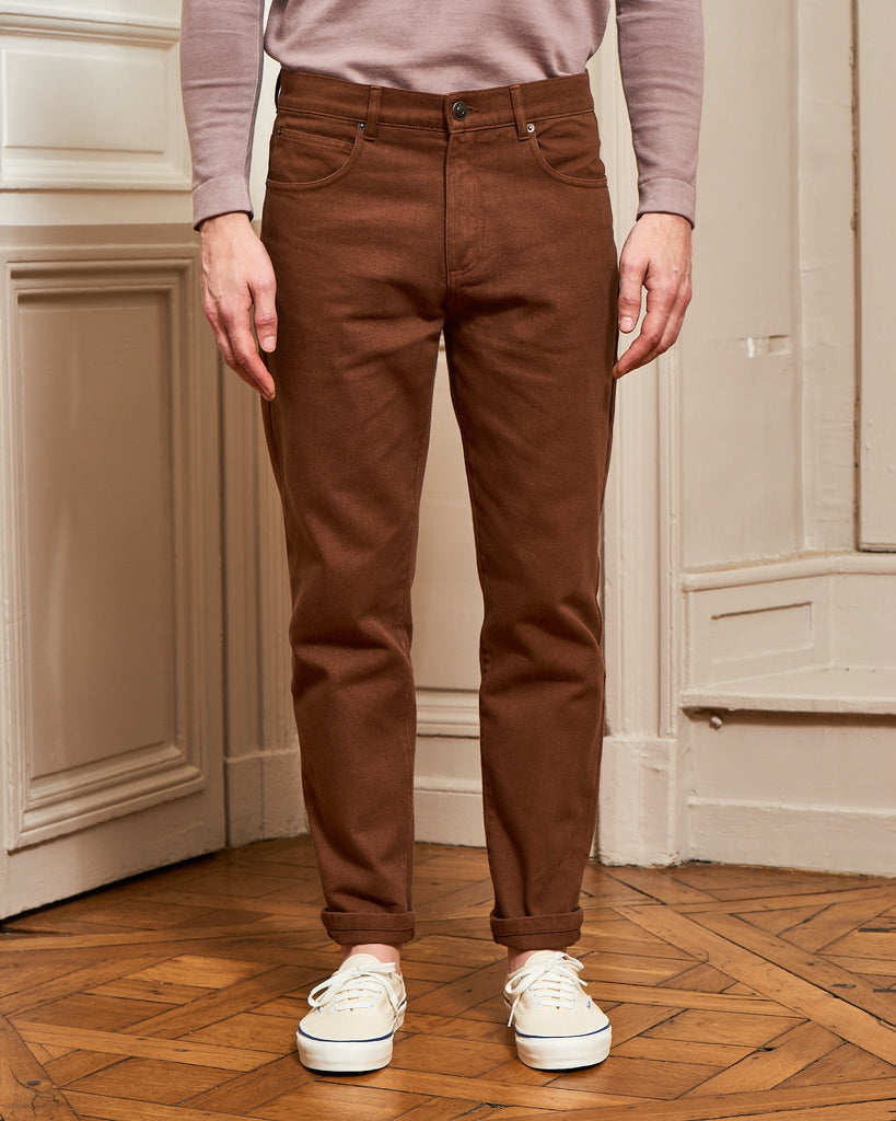 Pantalon Dean - Cuir