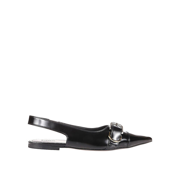 Ballerines - Givenchy Voyou Slingback Flat - Black