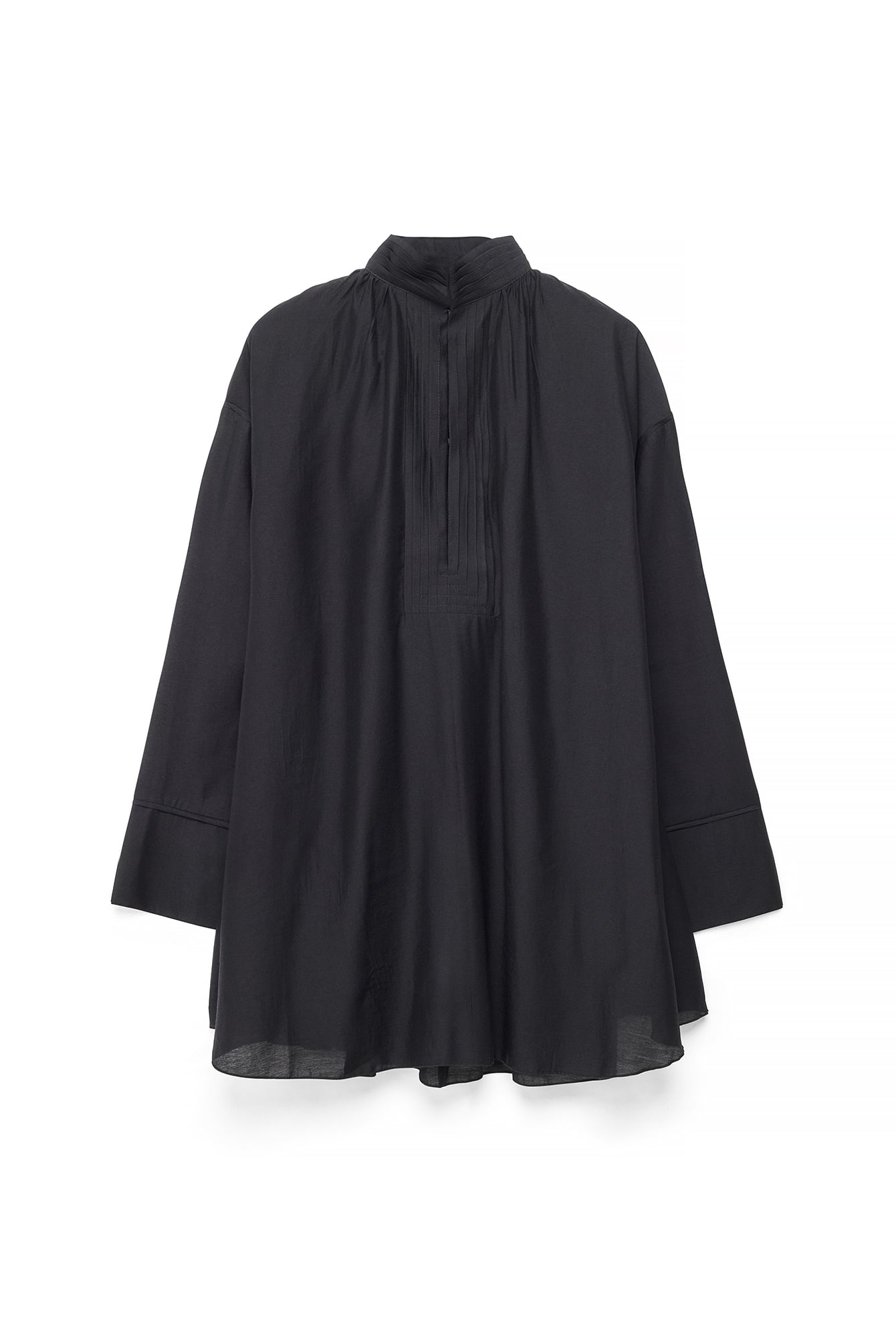 Tunique À Encolure En V Profonde Noir