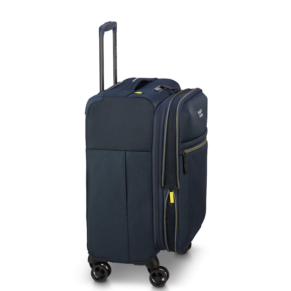 Valise Cabine Extensible (55 Cm) - Brochant 3 - Bleu