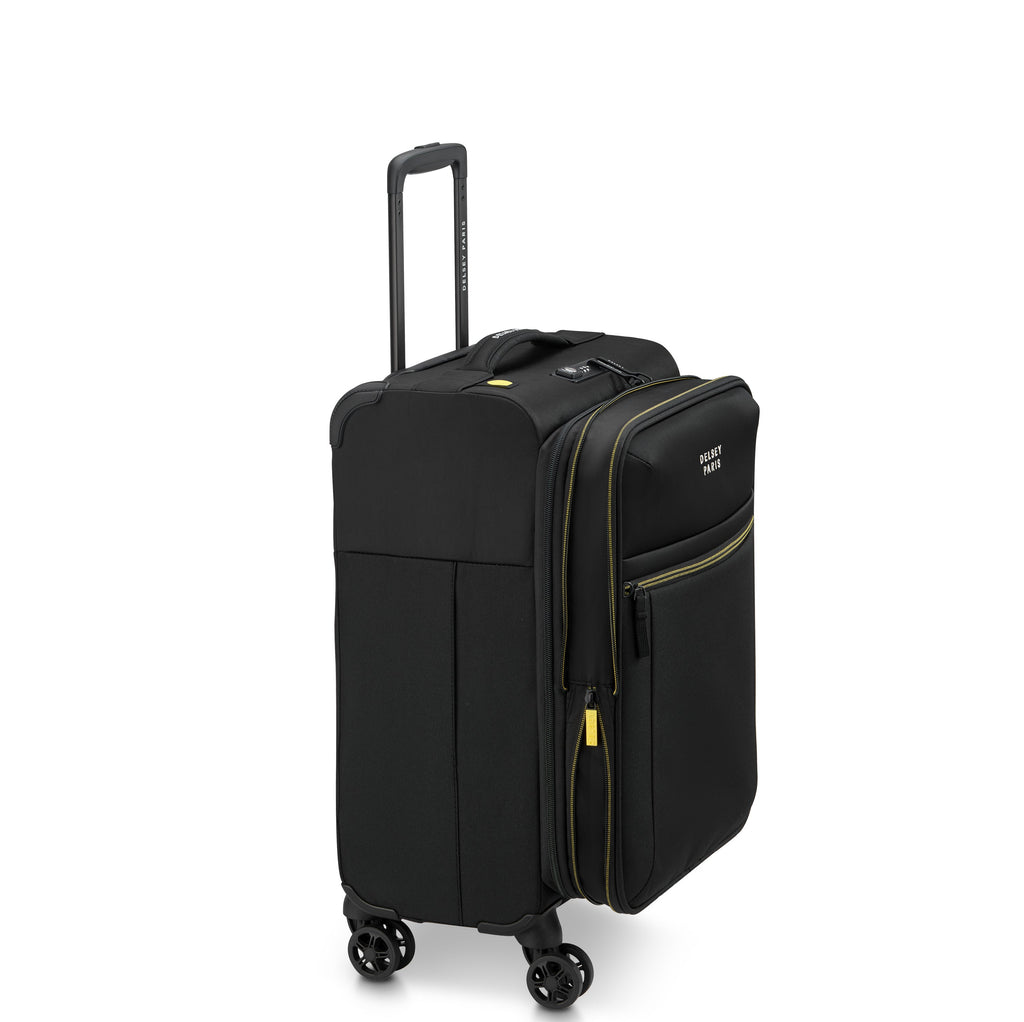 Valise Cabine Extensible (55 Cm) - Brochant 3 - Noir