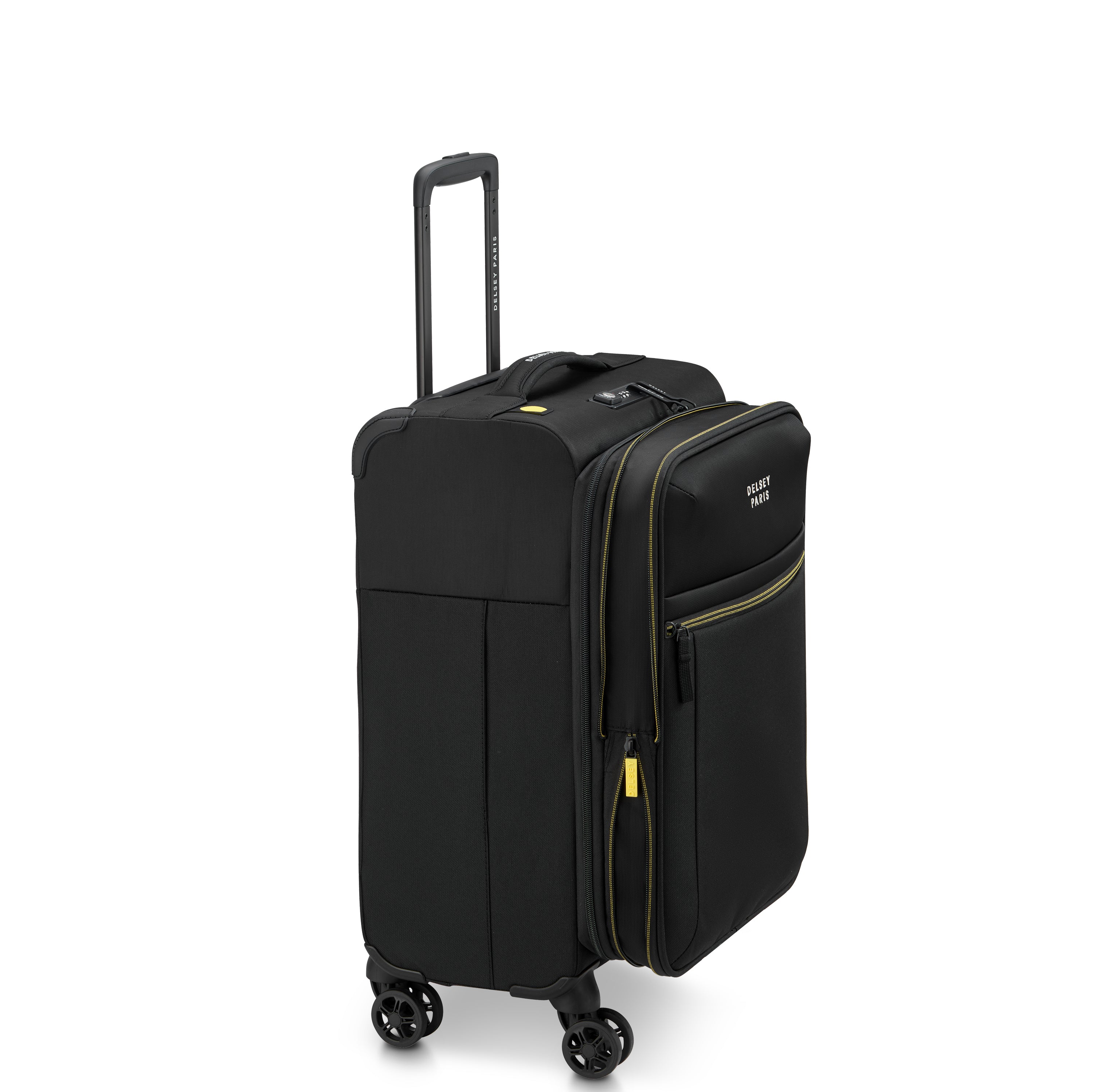 Valise Cabine Extensible (55 Cm) - Brochant 3 - Noir