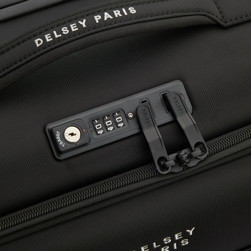 Valise Cabine Slim (55 Cm) - Brochant 3 - Noir