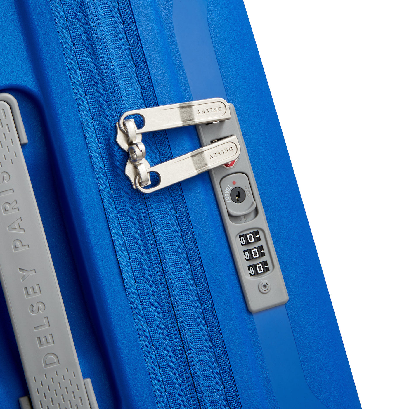 Valise Cabine - Clavel - S Slim (55cm) - Matière Recyclée - Bleu Electrique