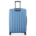 Valise Trolley Extensible 4 Doubles Roues (76 Cm - Bleu