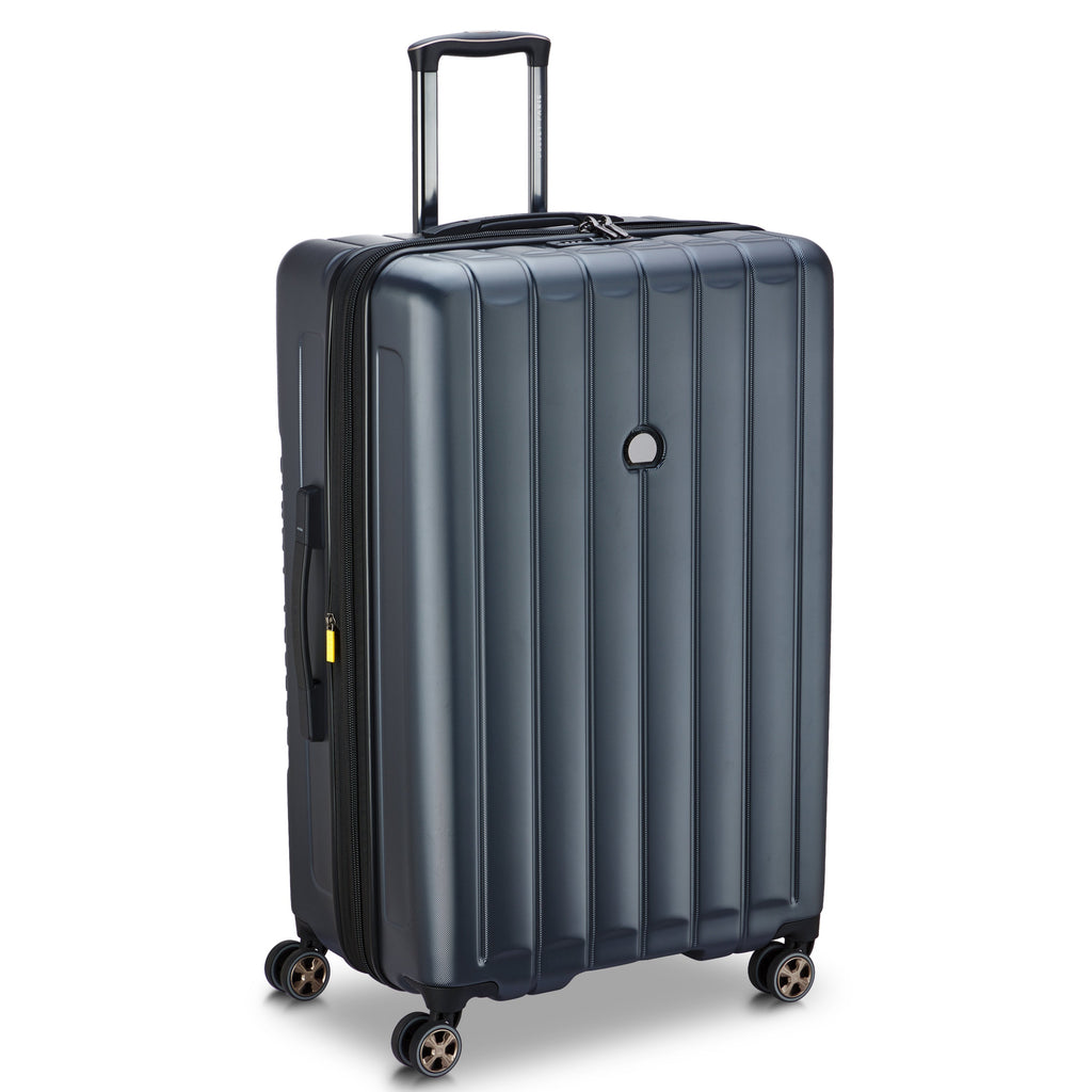 Valise Trolley Extensible 4 Doubles Roues 81 Cm - Anthracite