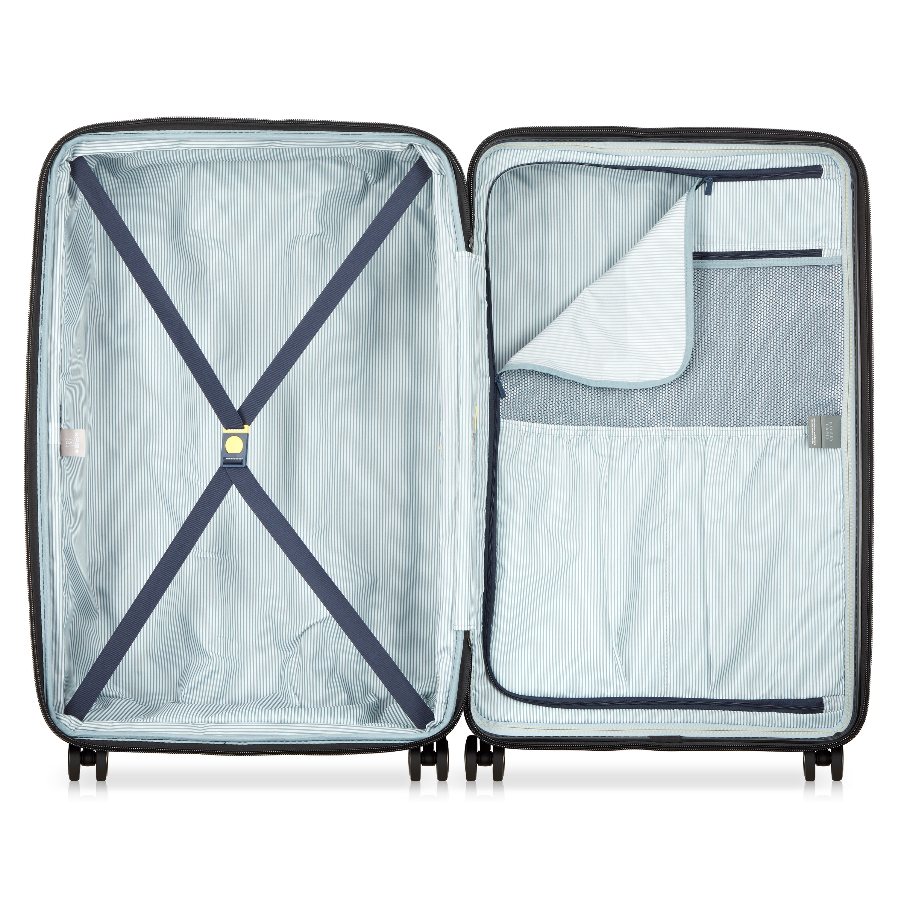 Valise Trolley Extensible 4 Doubles Roues 81 Cm - Anthracite