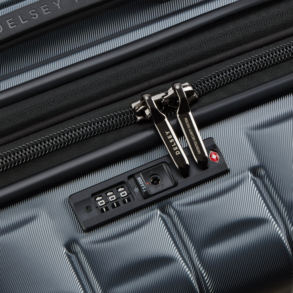 Valise Trolley Extensible 4 Doubles Roues 81 Cm - Anthracite