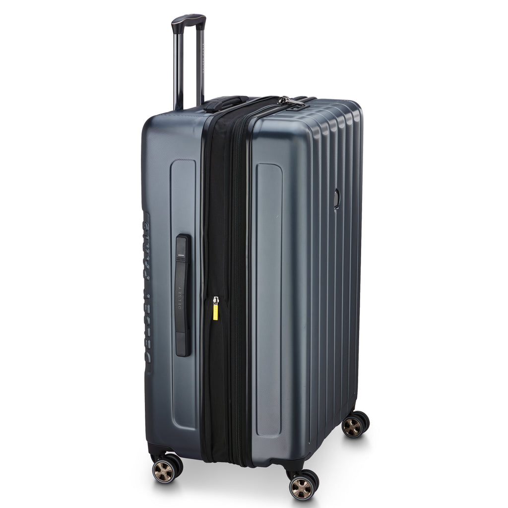 Valise Trolley Extensible 4 Doubles Roues 81 Cm - Anthracite