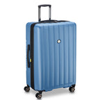 Valise Trolley Extensible 4 Doubles Roues 81 Cm - Bleu