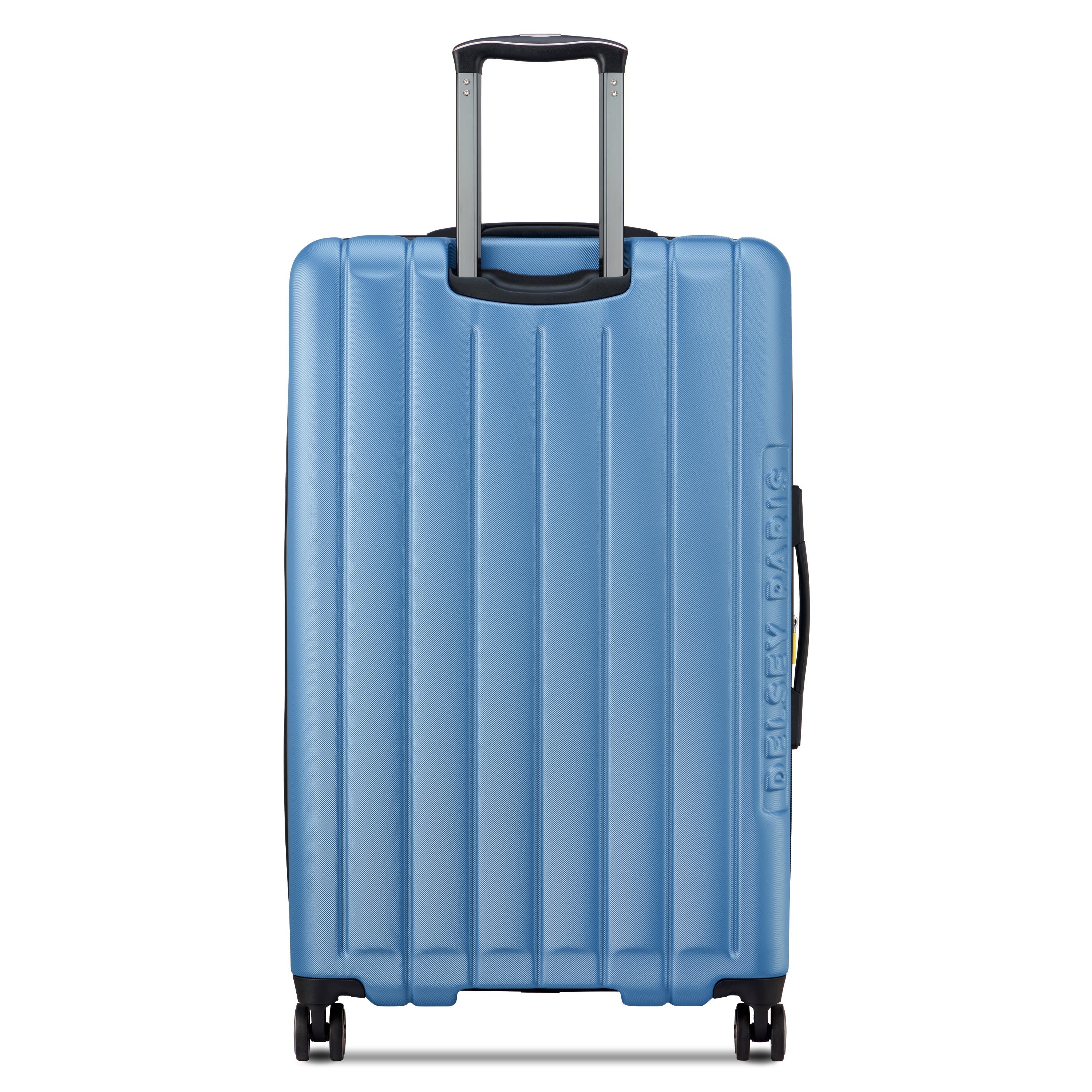 Valise Trolley Extensible 4 Doubles Roues 81 Cm - Bleu