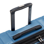 Valise Trolley Extensible 4 Doubles Roues 81 Cm - Bleu