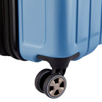 Valise Trolley Extensible 4 Doubles Roues 81 Cm - Bleu