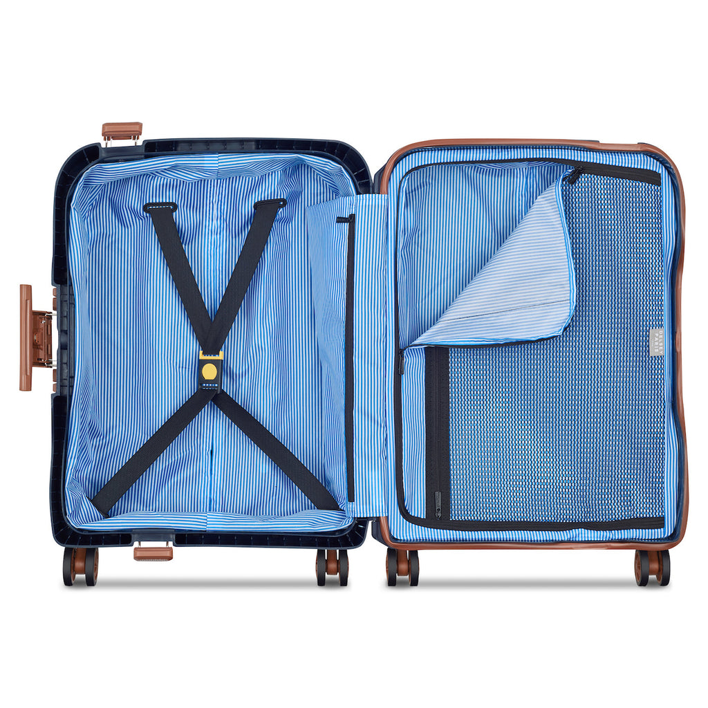 Valise Cabine Slim (55 Cm) - Moncey - Bleu Encre