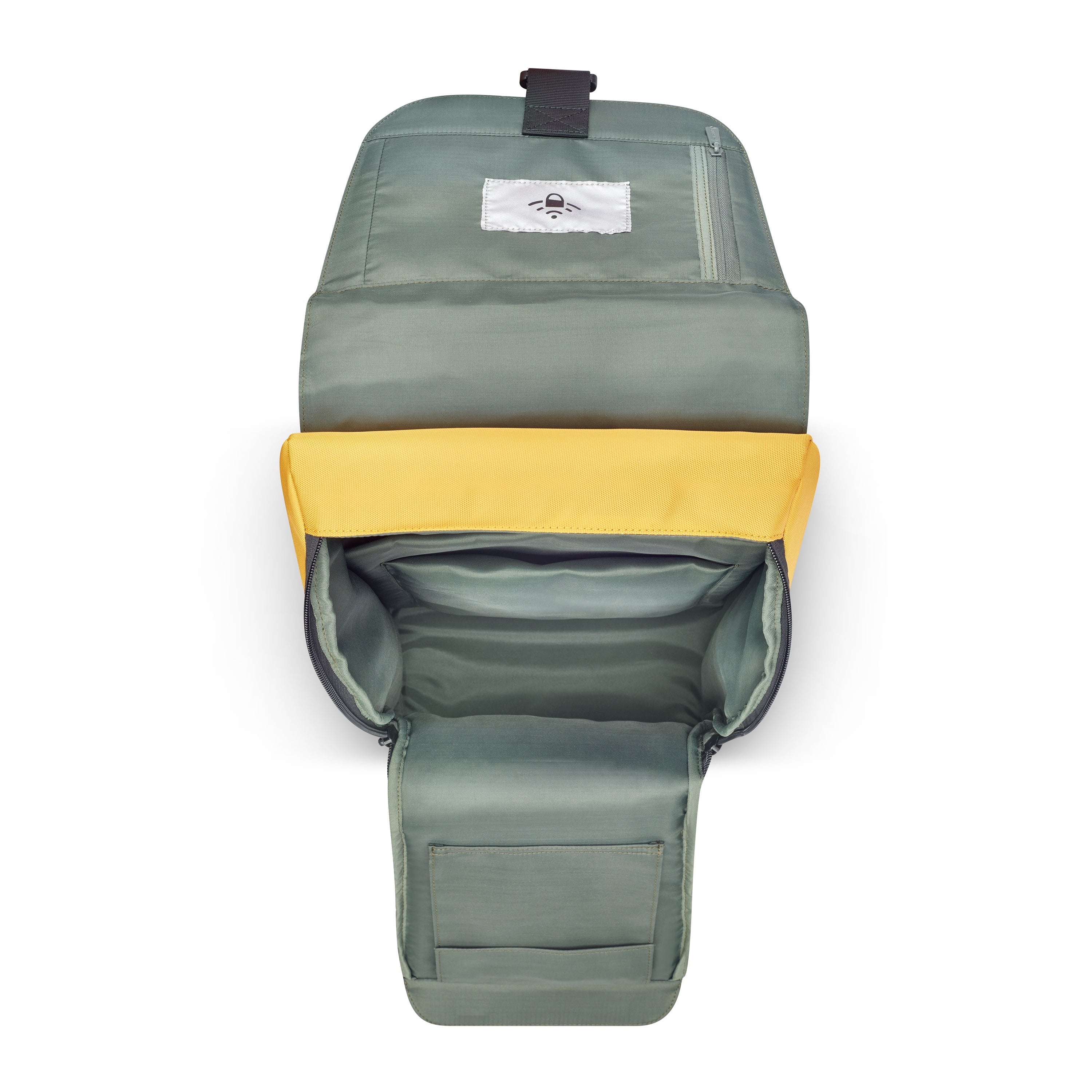 Sac À Dos 1 Cpt - Protection Pc 15" - Jaune