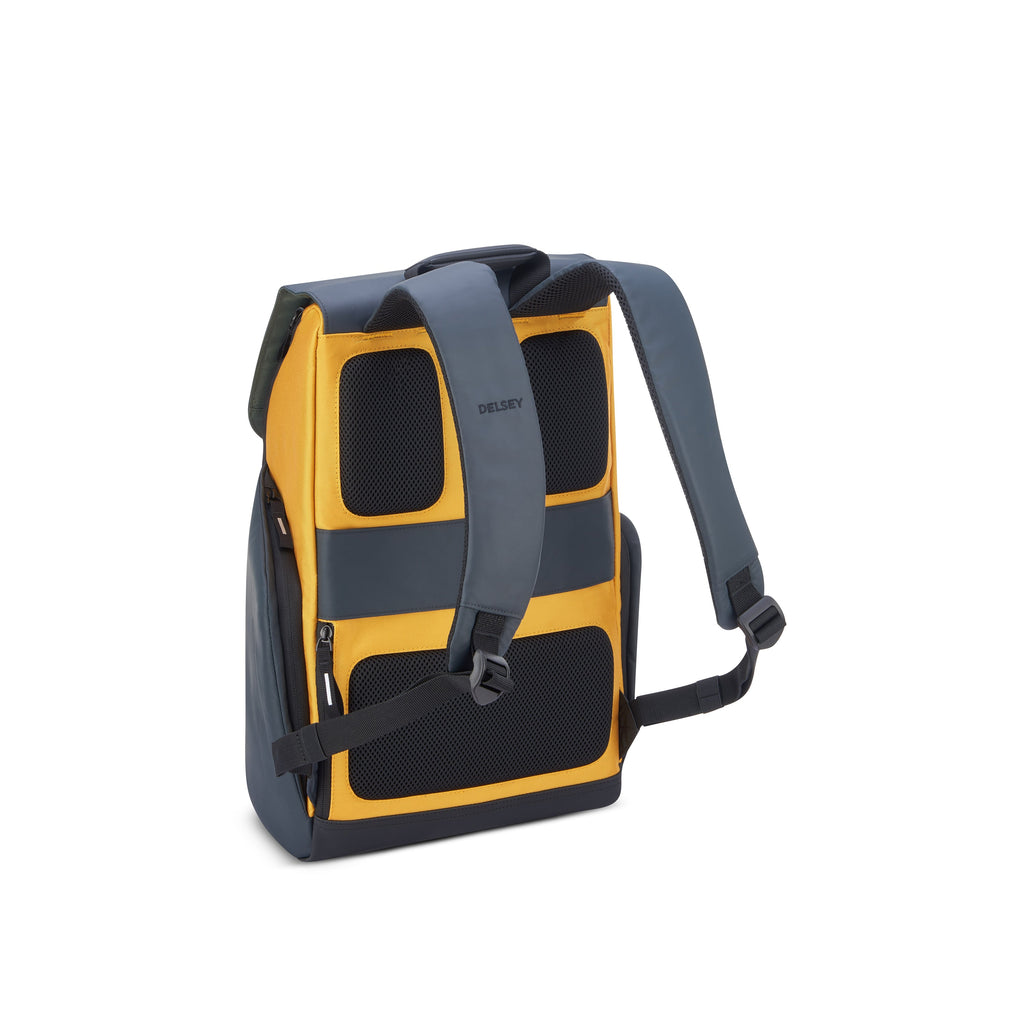 Sac À Dos 1 Cpt - Protection Pc 15" - Jaune