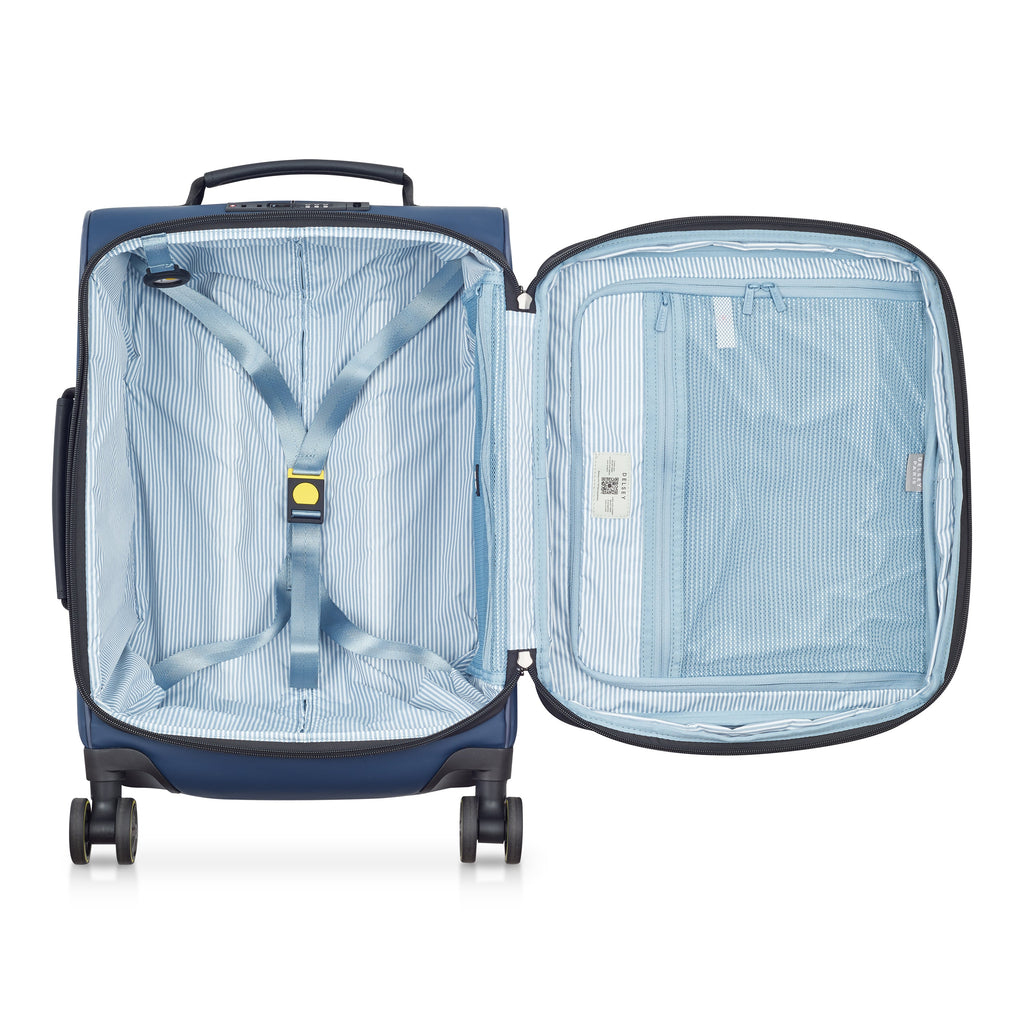 Turenne Soft - Valise Cabine - S Extensible (55cm) - Bleu Nuit