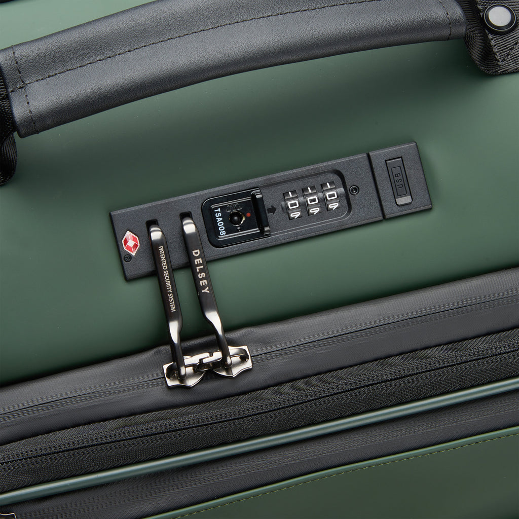 Turenne Soft - Valise Cabine - S Extensible (55cm) - Vert