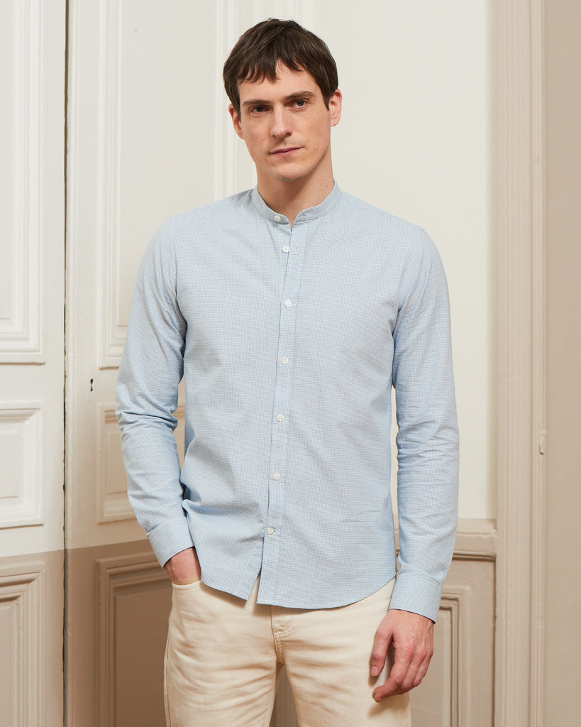 Chemise Denez - Blanc/Ciel