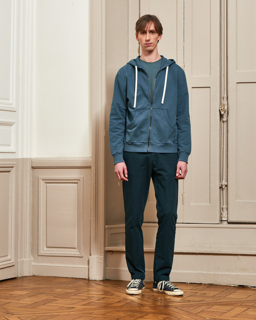 Sweat À Capuche Denzel - Indigo
