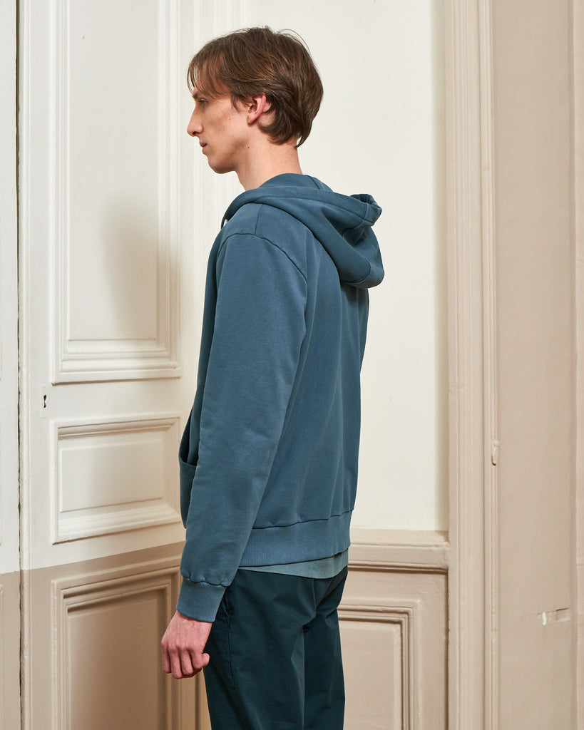 Sweat À Capuche Denzel - Indigo