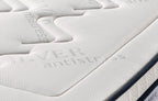 Chambourcy - Ensemble Matelas + Sommier - Blanc/Noir