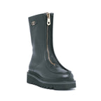 Bottes Salvatore Ferragamo Eurialo Leather - Black - Femme