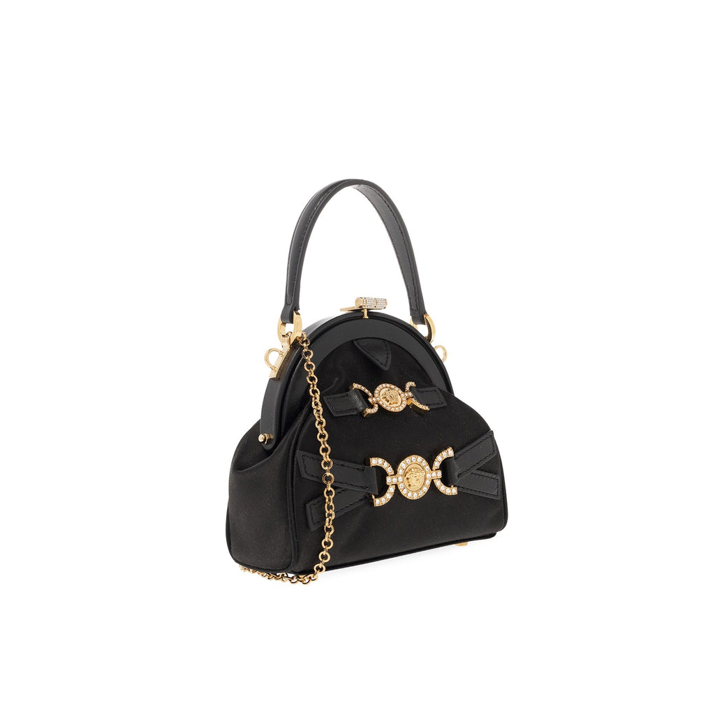Versace Satin Mini Bag - Black - Femme