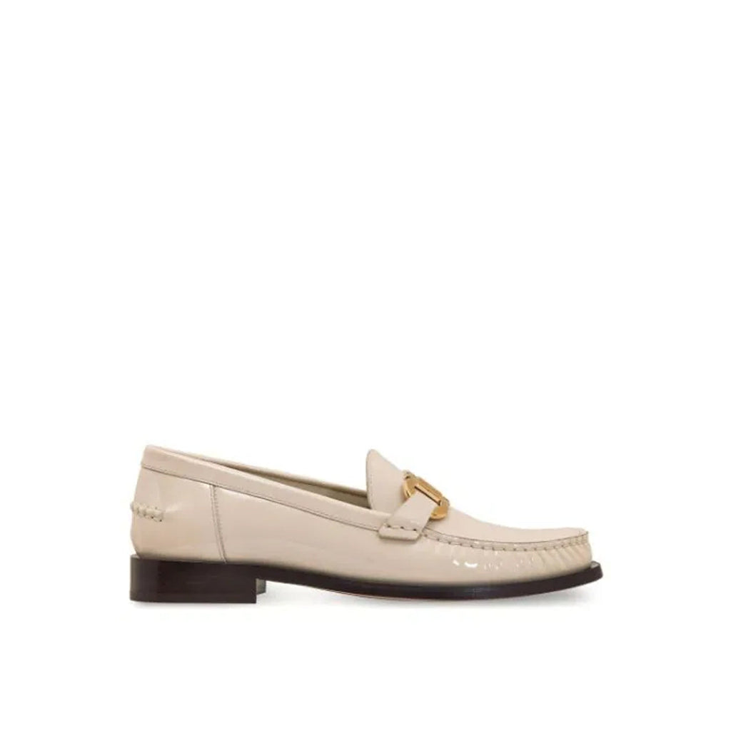 Mocassins Salvatore Ferragamo Maryan Leather - Cream - Femme