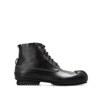 Sneakers - Maison Margiela Leather High-Top - Black