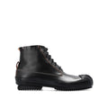 Baskets Maison Margiela Leather High-Top - Black - Homme