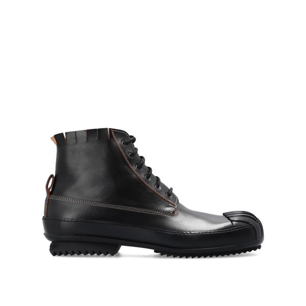 Baskets Maison Margiela Leather High-Top - Black - Homme