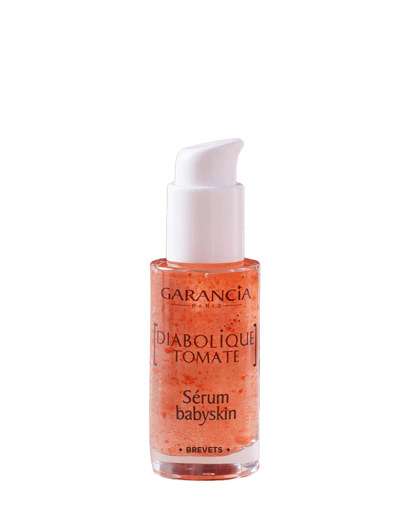 produit diabolique tomate, sérum babyskin sans fond