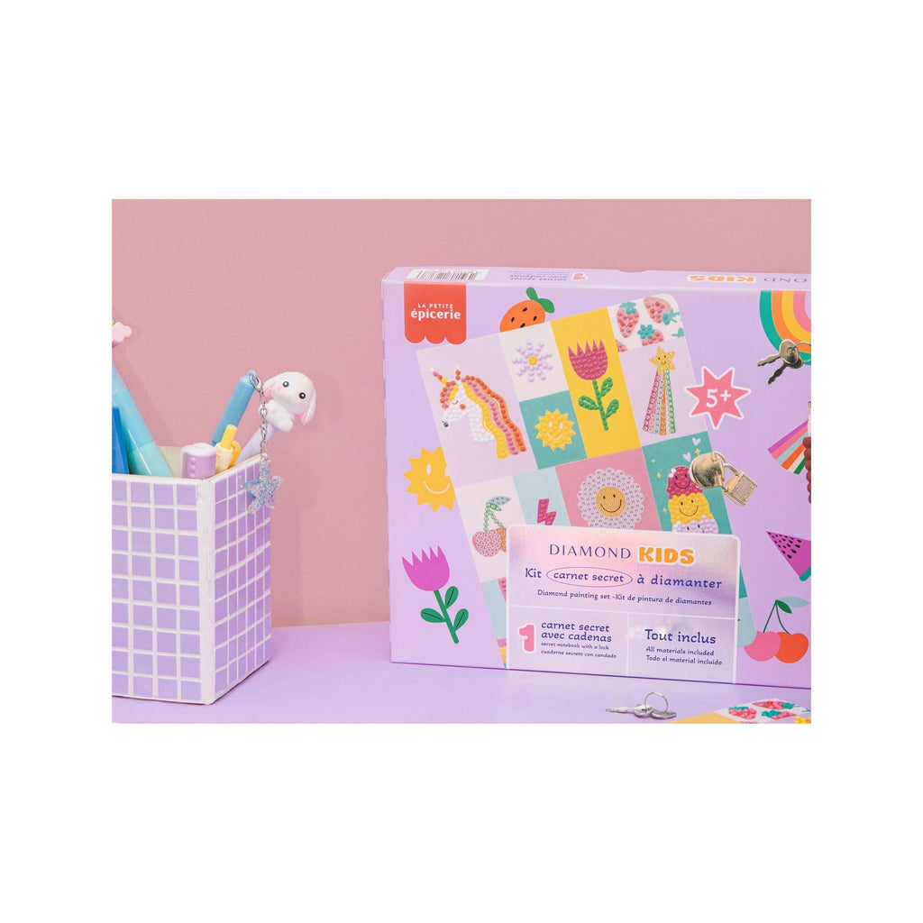 Kit Créatif Diamond Painting Kids - Carnet Secret