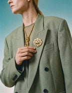 Christian Dior Broche Monogramme Cd Baroque Vintage