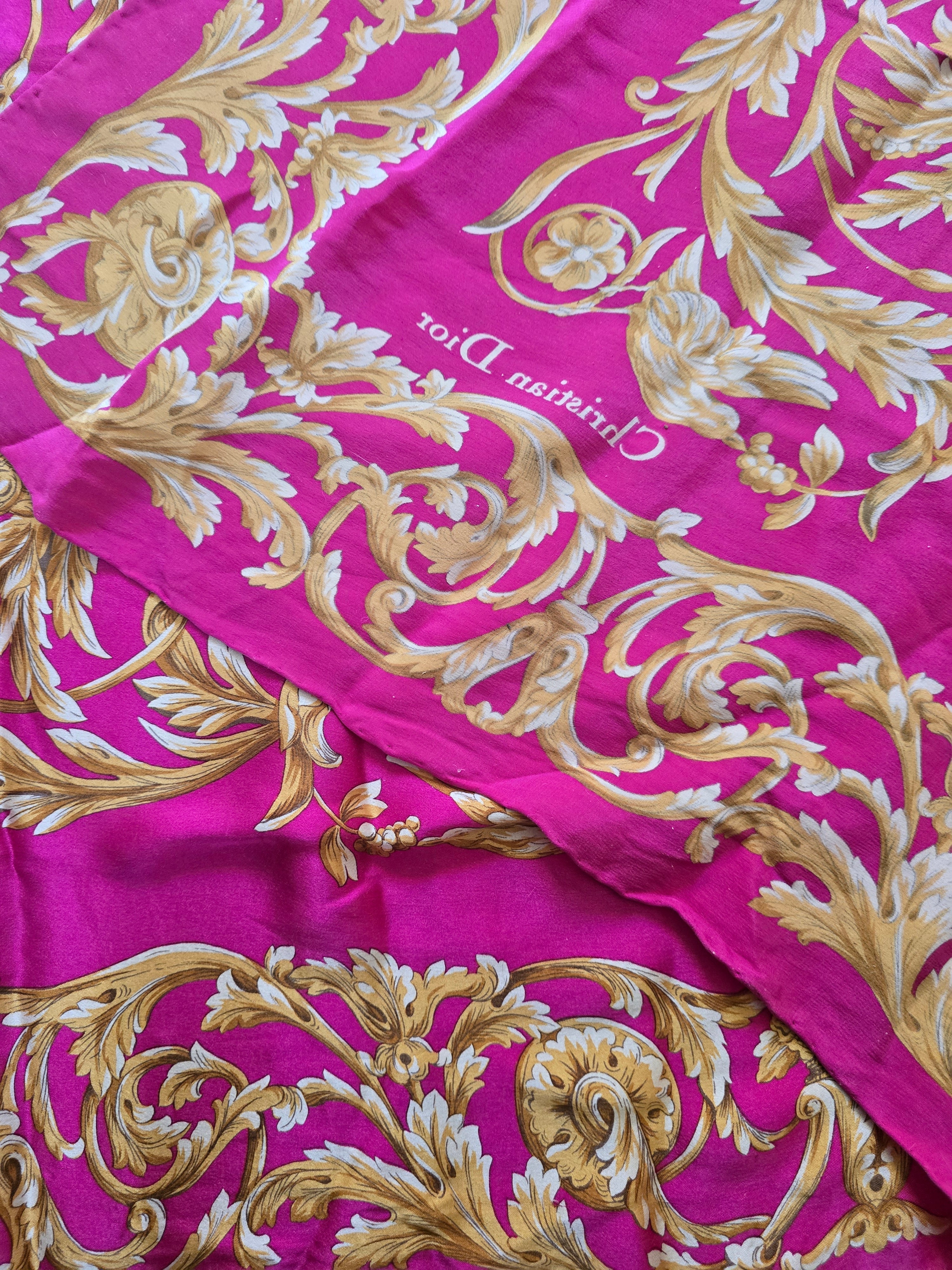 Foulard Dior Xl Vintage Baroque