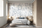 Fresque Divin - Ligne Bleu Azurite