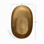 djaby applique murale dore supperposition