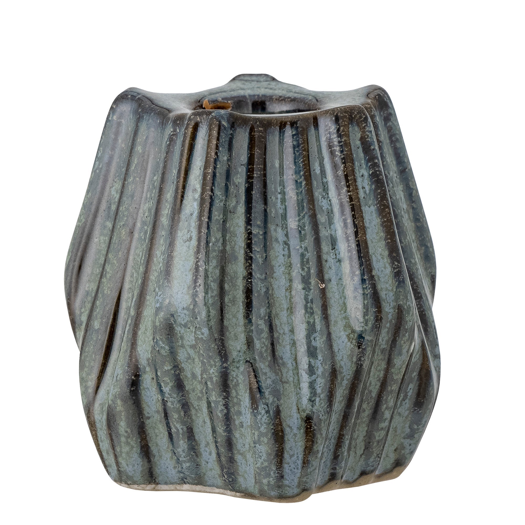 Hadya - Bougeoir - Bleu - Grès