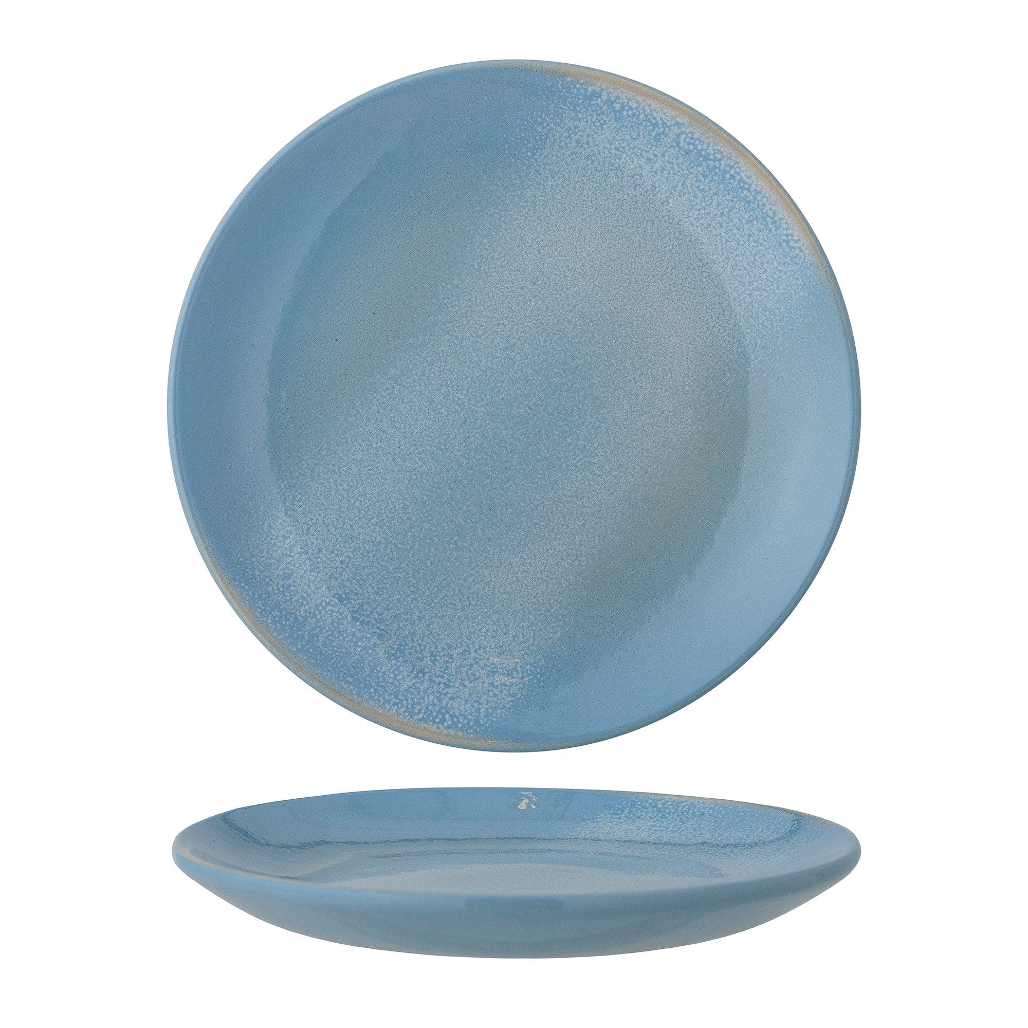 Safie - Assiette - Bleu - Grès