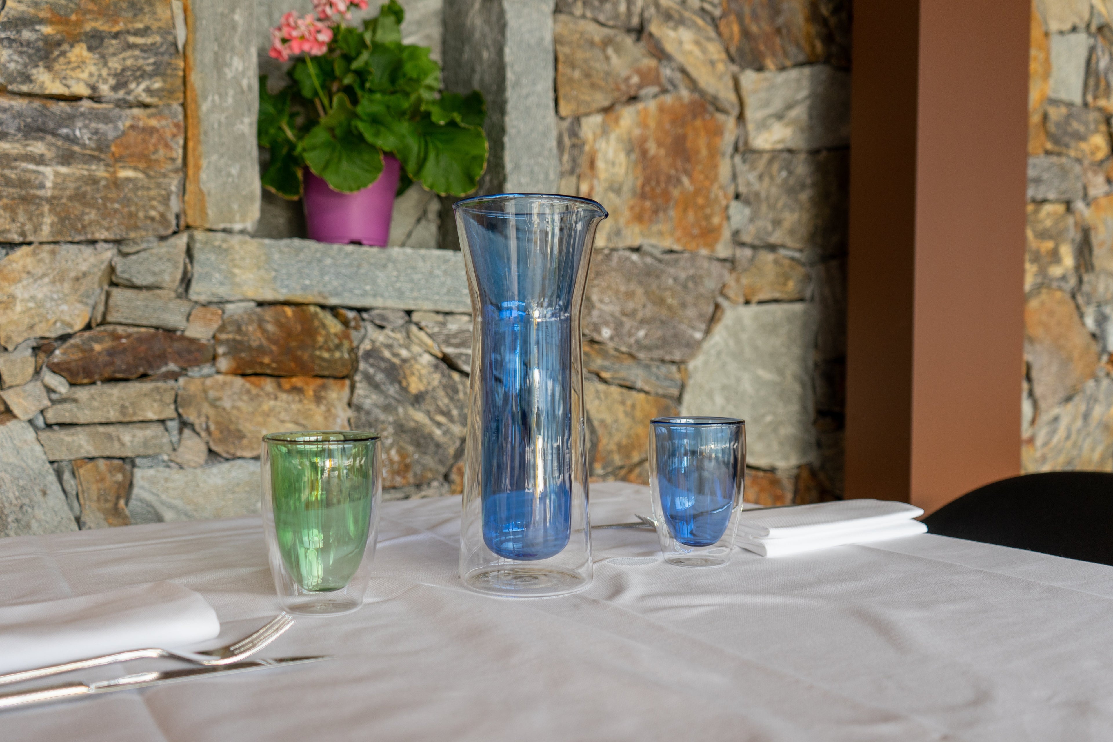 Monterey - Pichet - Bleue - Verre Borosilicate - 900ml