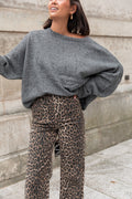 DOUCEUR Gris Chiné - Pull Loose