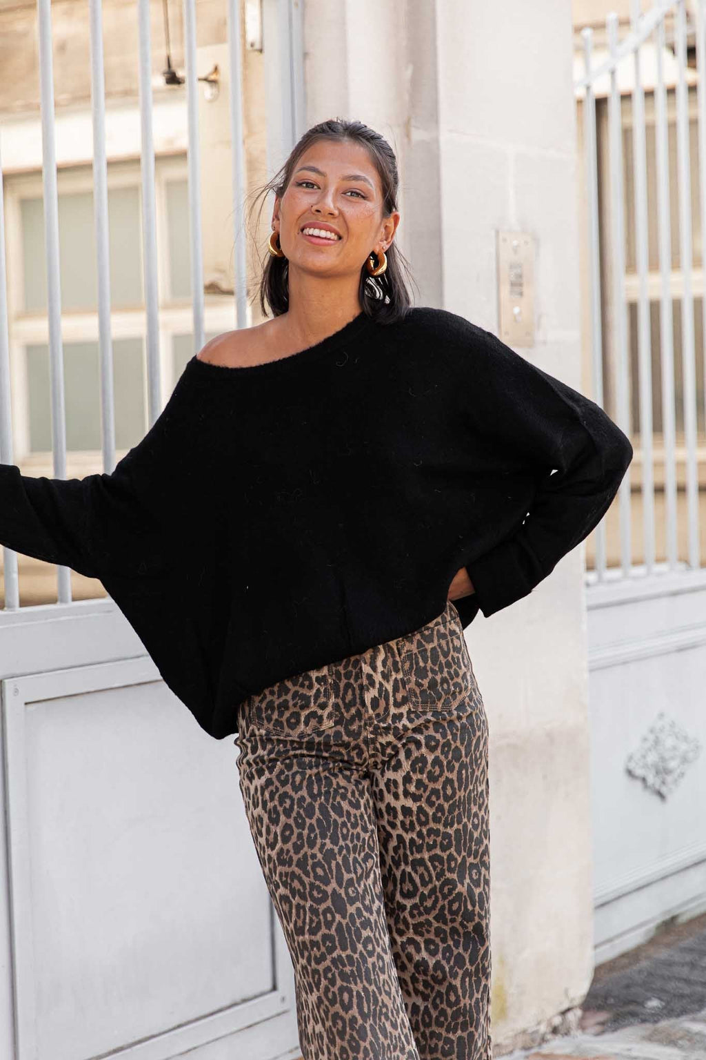 DOUCEUR Noir - Pull Loose