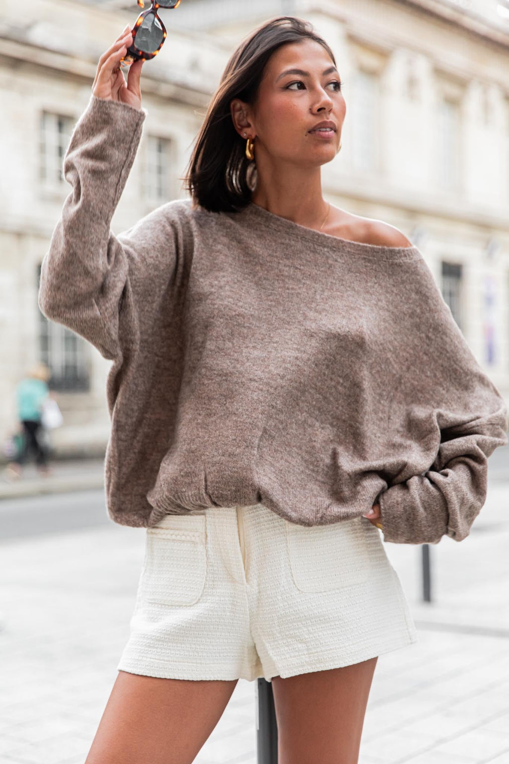 DOUCEUR Taupe - Pull Loose