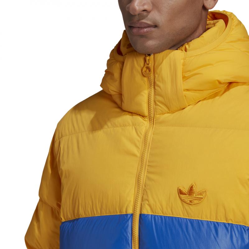 Doudoune Adidas Originals Down Regen Hooded Blocked Puffer - Bleu - Homme - Adidas - The Bradery
