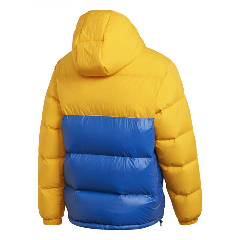 Doudoune Adidas Originals Down Regen Hooded Blocked Puffer - Bleu - Homme - Adidas - The Bradery