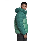 Doudoune Adidas Originals Down Regen Hooded Blocked Puffer - Vert - Homme VETEMENT Adidas