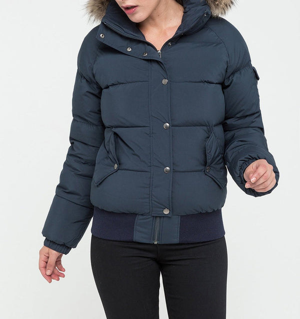 Doudoune Aviator Soft Fur - Amiral - Pyrenex - The Bradery